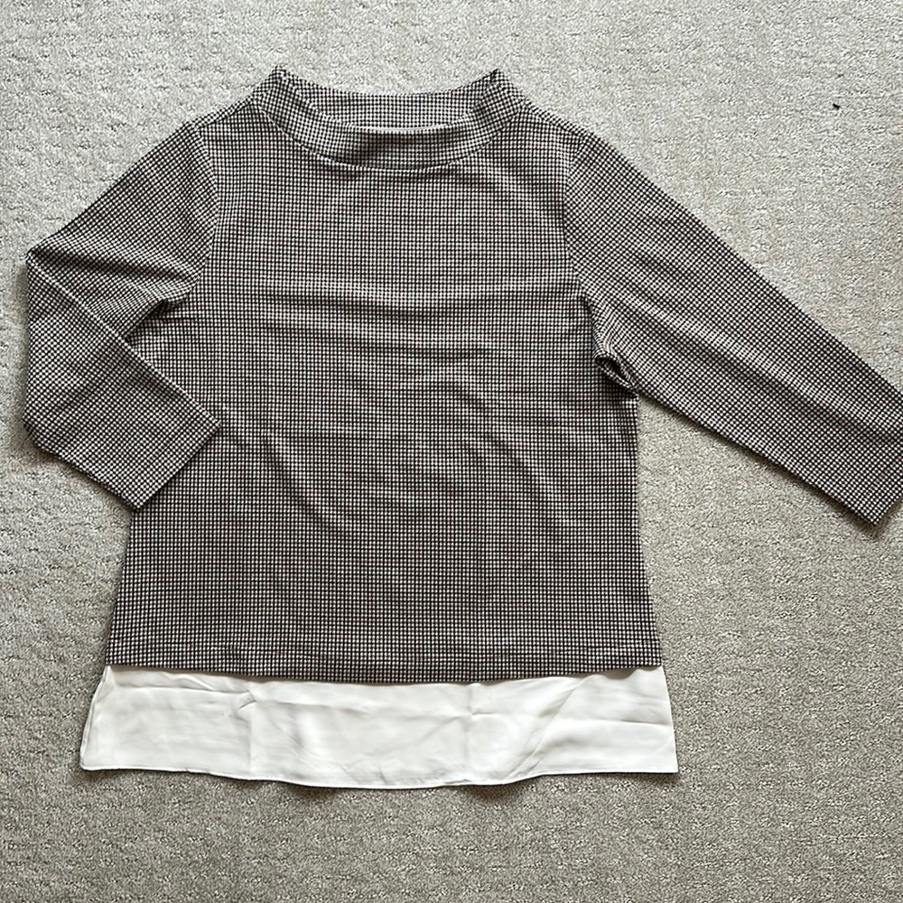 Ann Taylor - Mod Neck Blouse